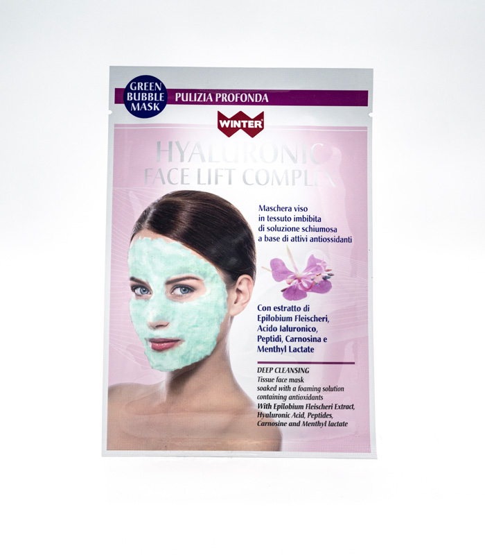 Green bubble mask pulizia profonda